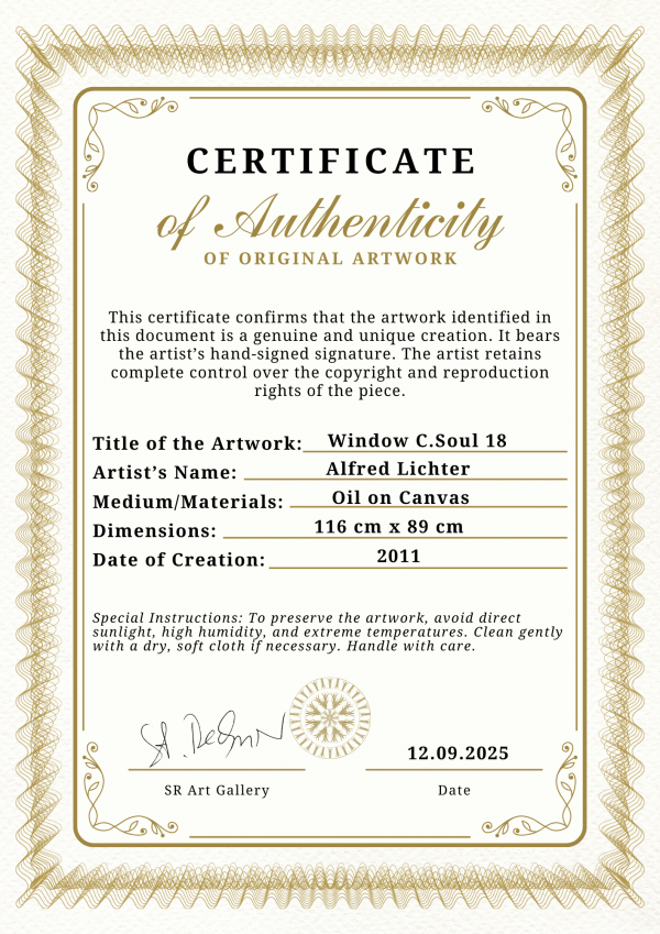 Certificate of Authenticity_Window C.Soul 18