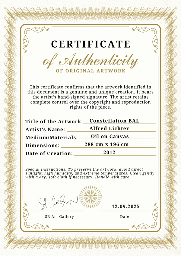 Echtheitszertifikat_ Constellation Bal