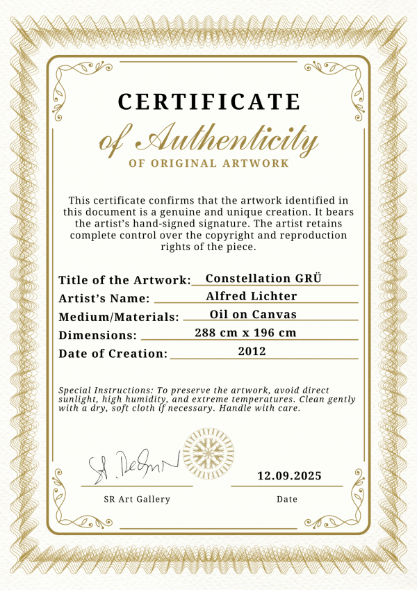 Echtheitszertifikat_ Constellation Grü