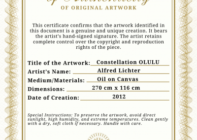 Echtheitszertifikat_Constellation Olulu