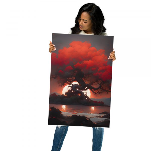 Metal prints - The red Tree