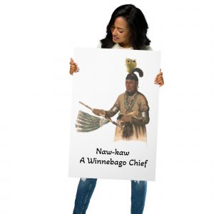 Metal Prints - A Winnebago Chief