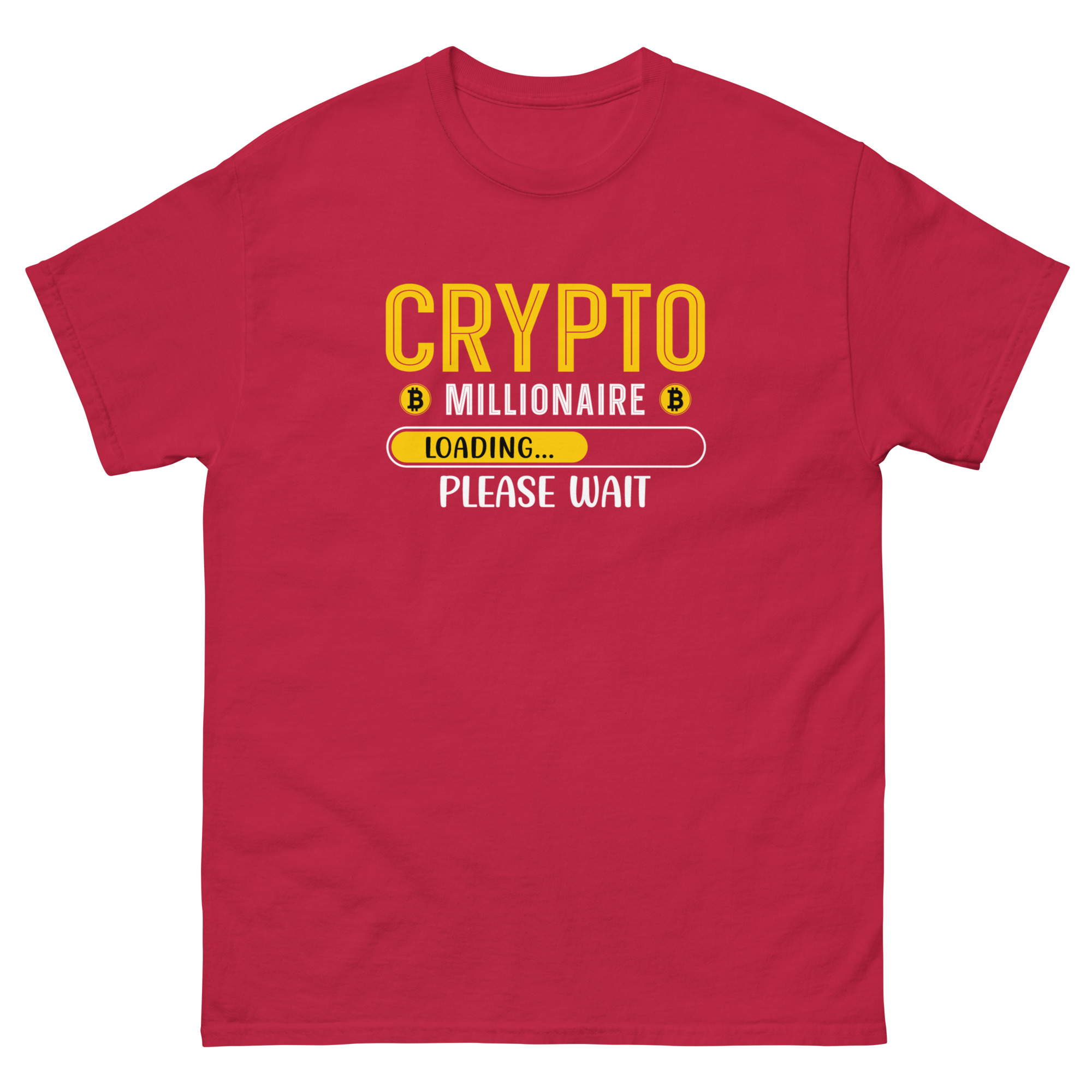 Klassisches Unisex T-Shirt - Crypto Millionaire loading – Bild 11