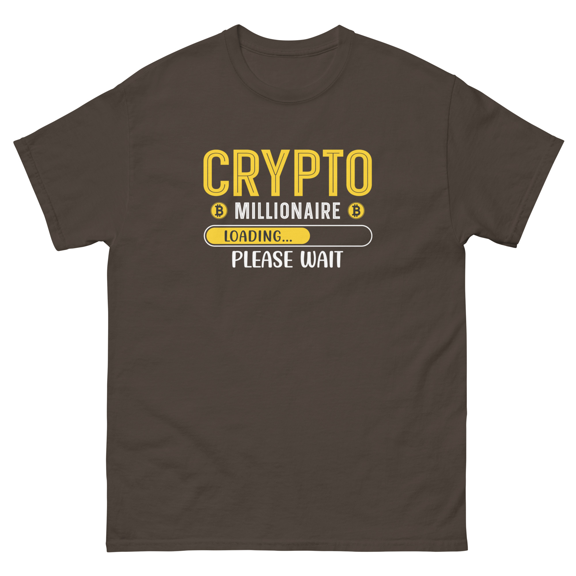 Klassisches Unisex T-Shirt - Crypto Millionaire loading – Bild 9