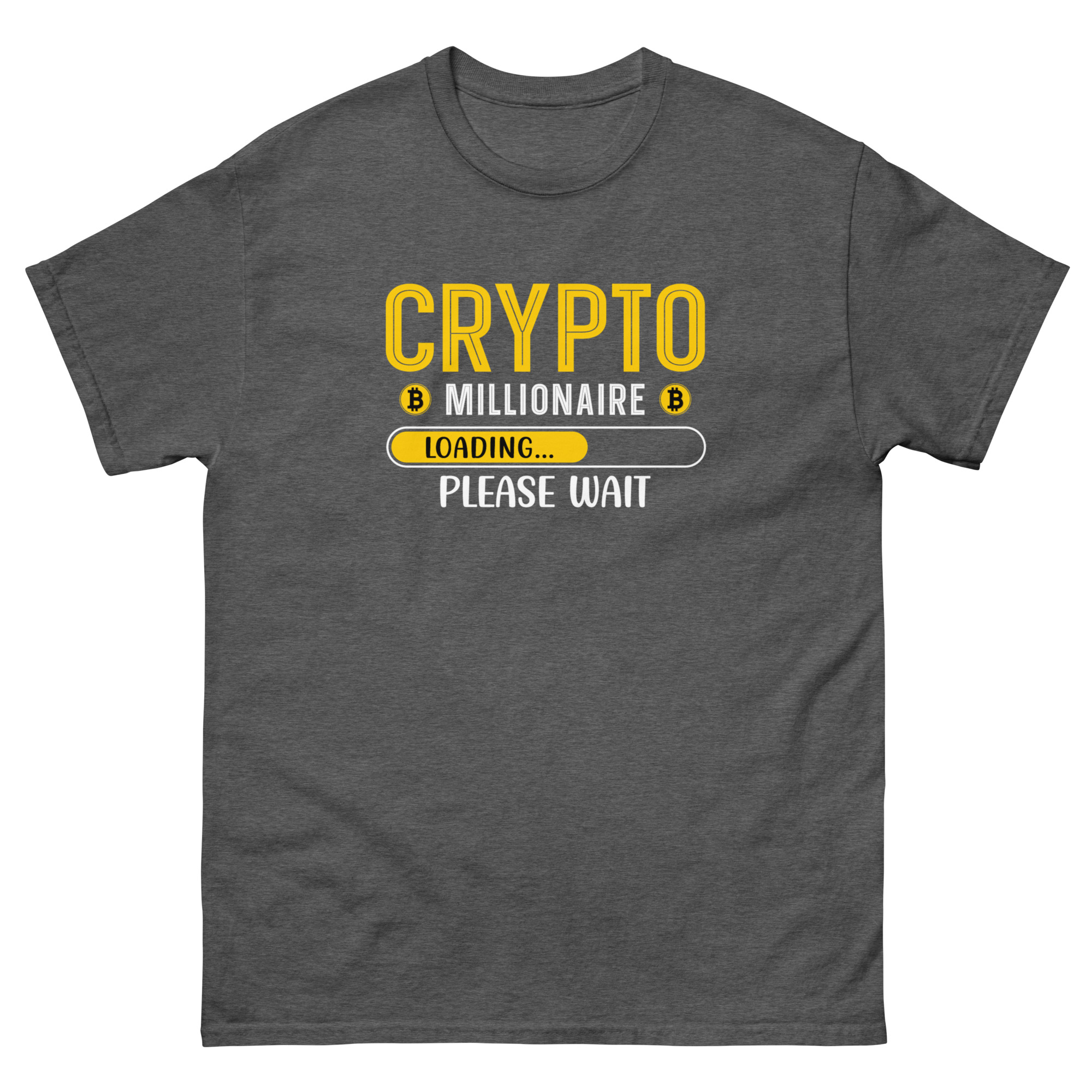 Klassisches Unisex T-Shirt - Crypto Millionaire loading – Bild 15