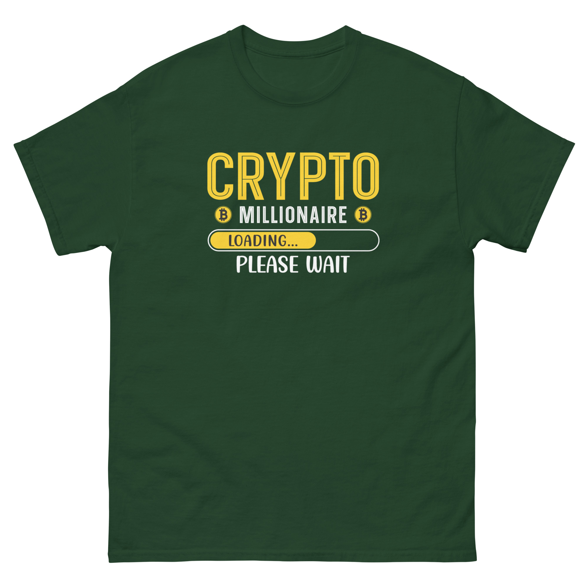 Klassisches Unisex T-Shirt - Crypto Millionaire loading – Bild 7