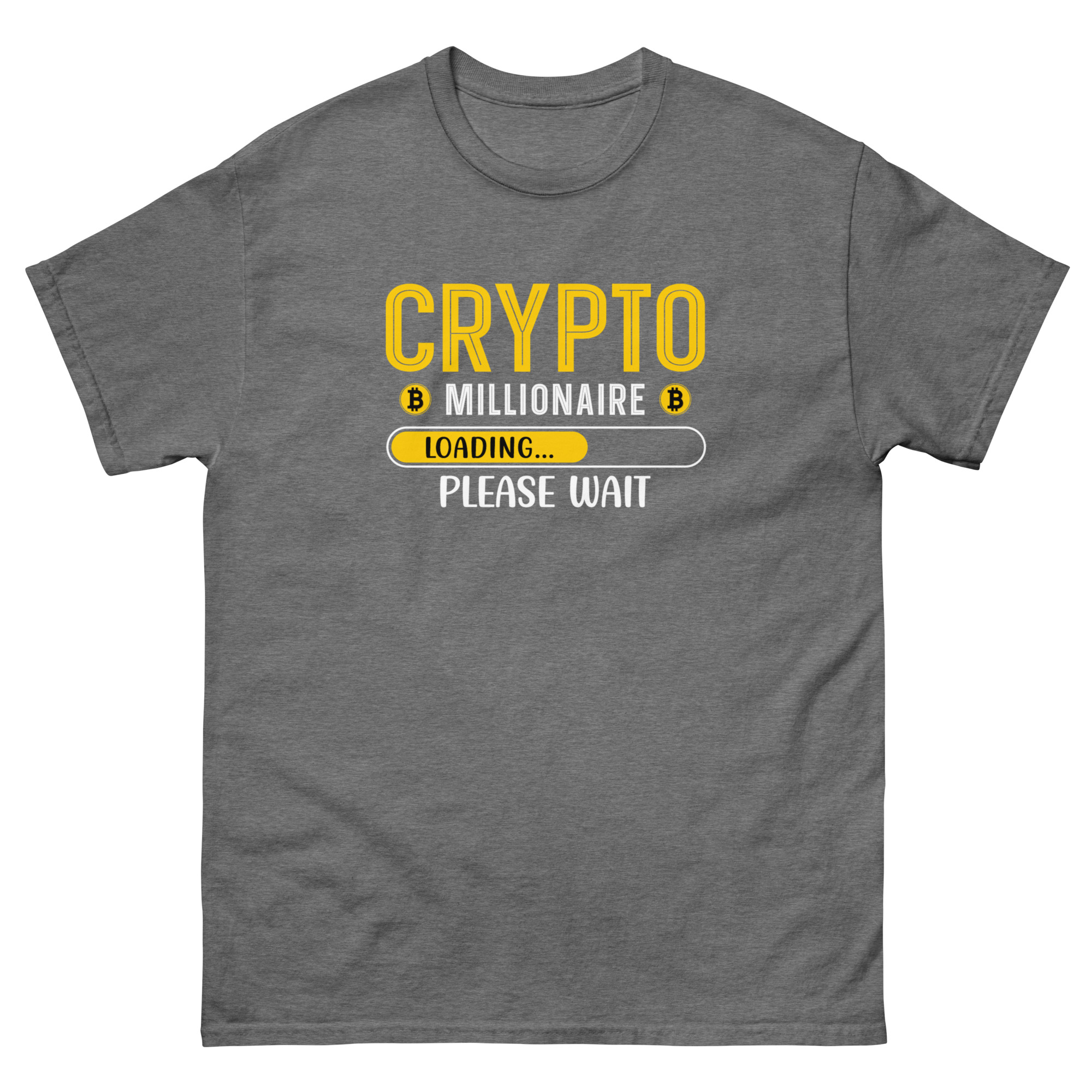 Klassisches Unisex T-Shirt - Crypto Millionaire loading – Bild 27