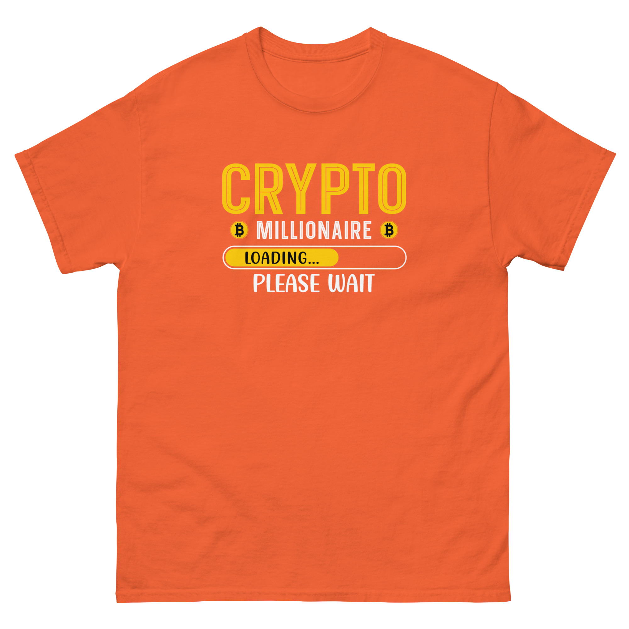 Klassisches Unisex T-Shirt - Crypto Millionaire loading – Bild 23