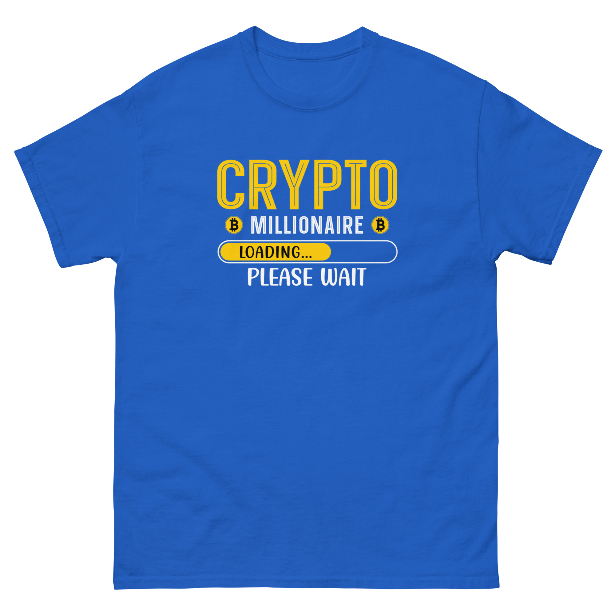 Klassisches Unisex T-Shirt - Crypto Millionaire loading – Bild 13