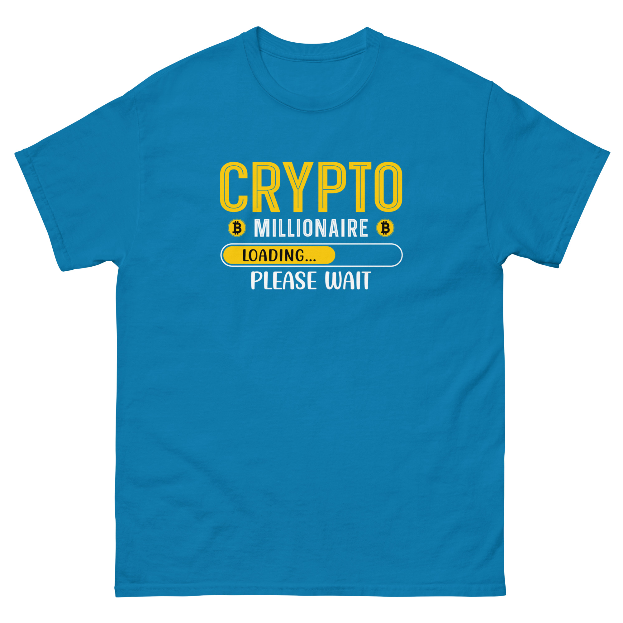 Klassisches Unisex T-Shirt - Crypto Millionaire loading – Bild 19