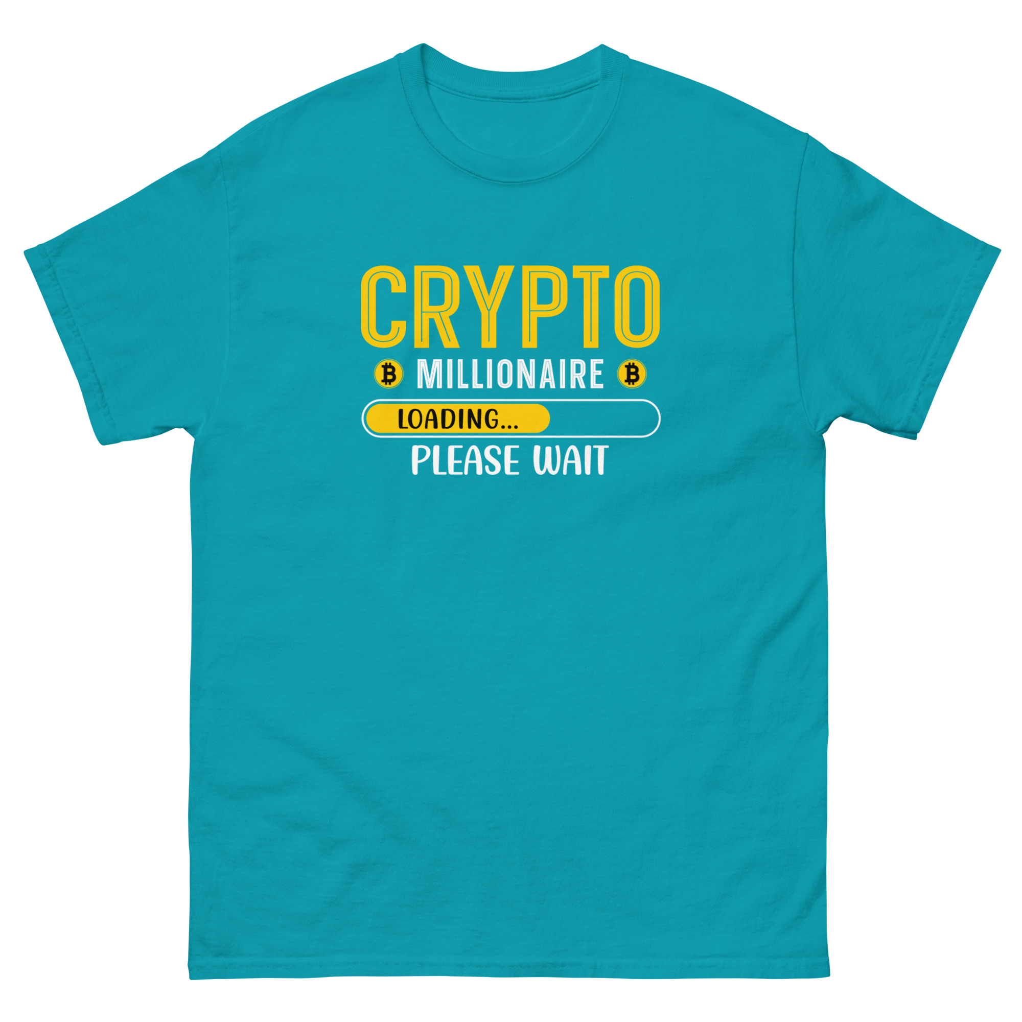 Klassisches Unisex T-Shirt - Crypto Millionaire loading – Bild 25