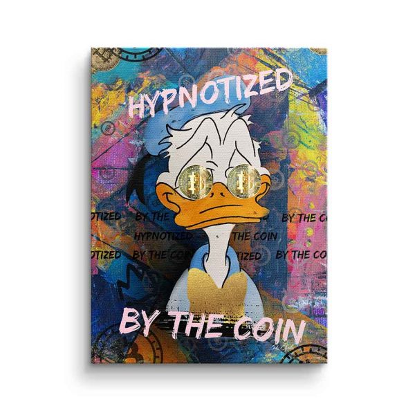 BitcoinkryptoDuckHyptnotizedPopArt