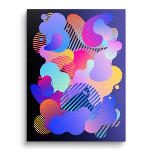ColorfulSplashKunstdruckWandbild