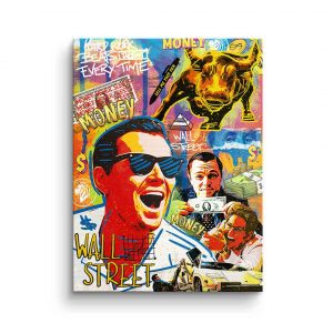 WolfofWallStreetJordanBelfordLeinwandbildLeonardoDiCaprioPopArtCollag