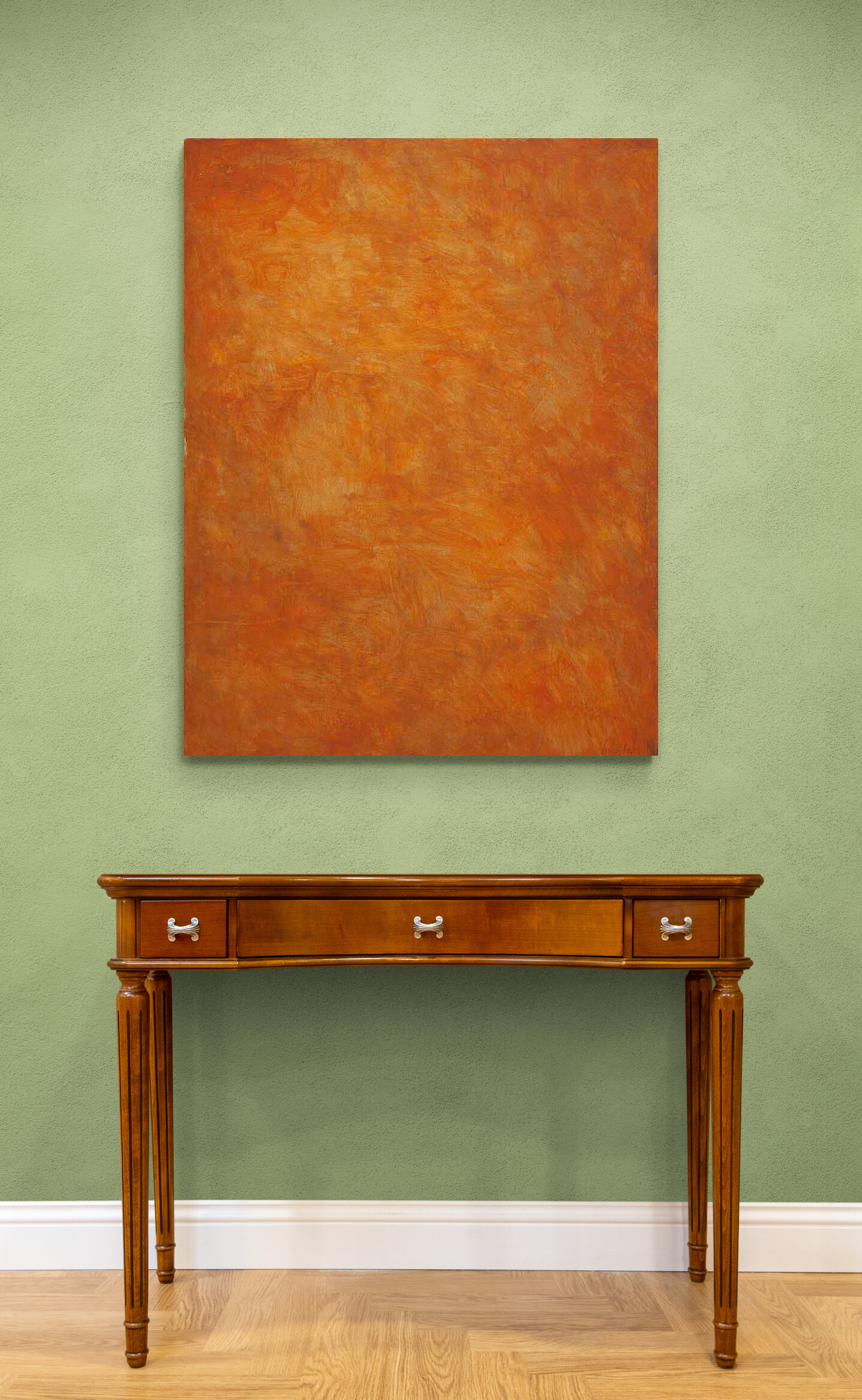 "Window C.Stille 10," Öl auf Leinwand, 130 cm x 97 cm