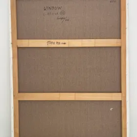 „Window C. Stille 14“, Öl auf Leinwand, 130 cm × 97 cm – Bild 3