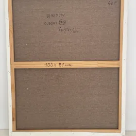 „Window C.Soul 16“, Öl auf Leinwand, 100 cm × 81 cm – Bild 2