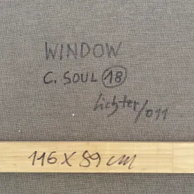 "Window C.Soul 18," Öl auf Leinwand,, 116 cm x 89 cm – Bild 4