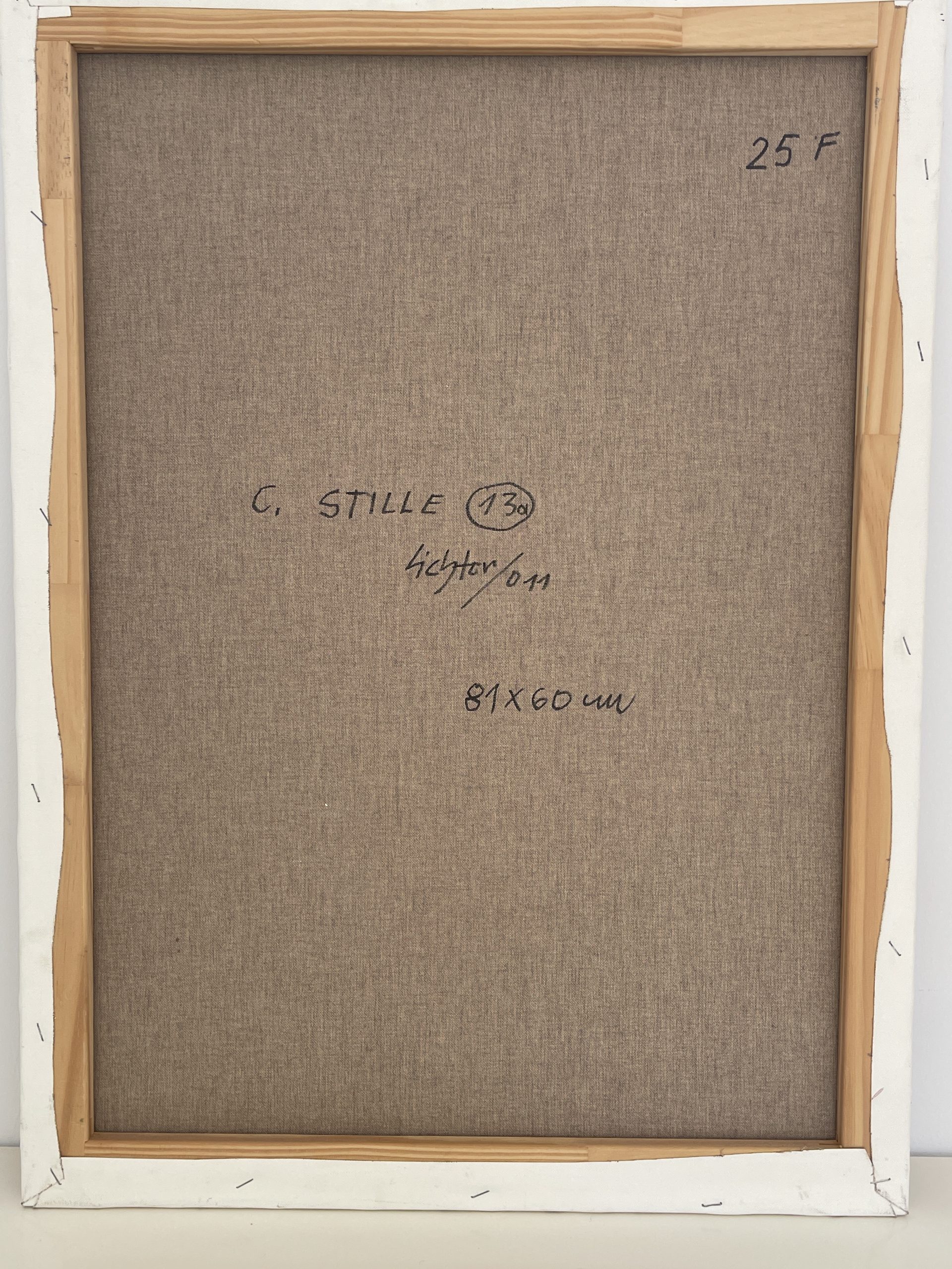 "Window C.Stille 13a", Öl auf Leinwand, 100 cm x 81 cm – Bild 2