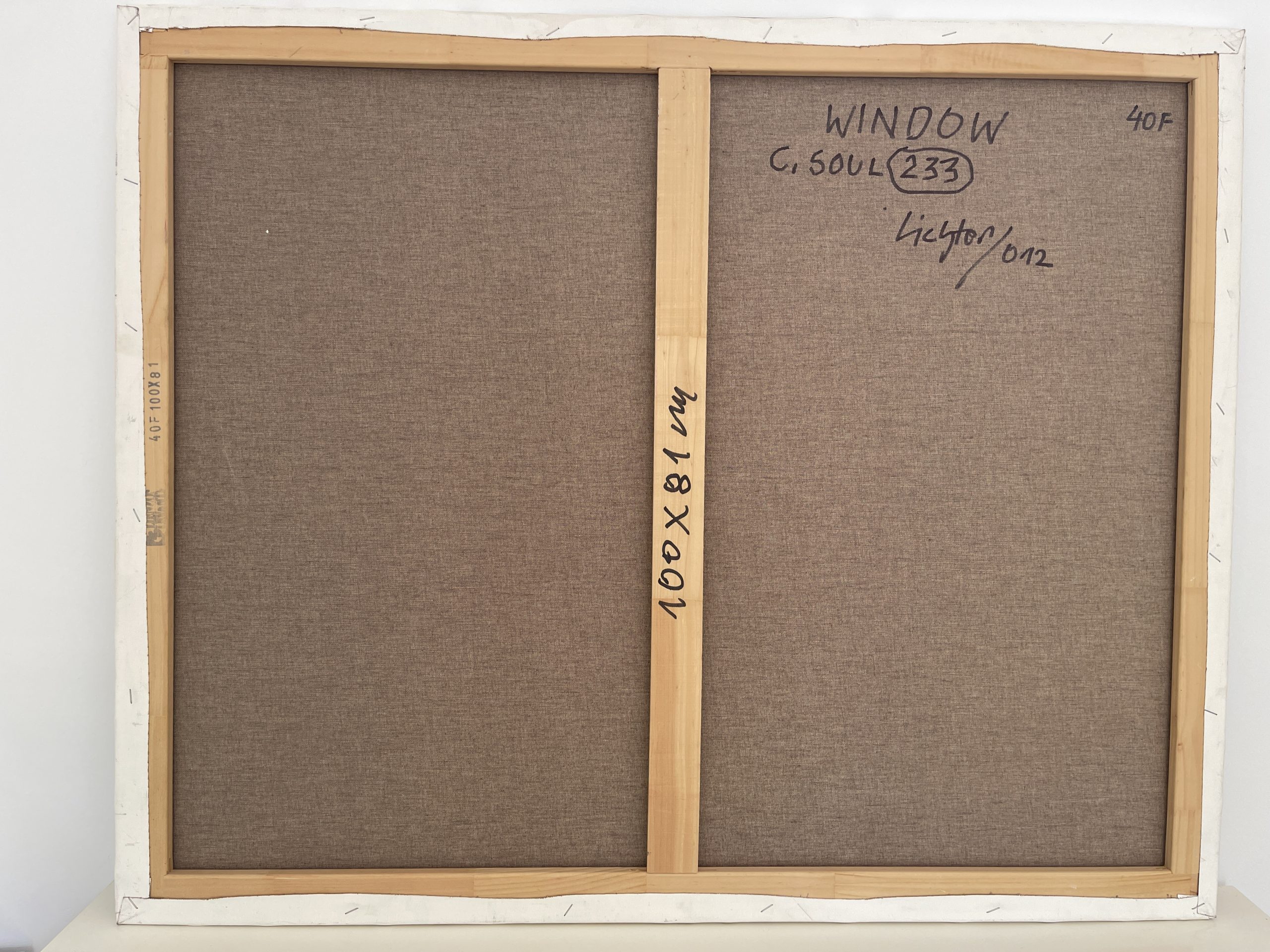 "Window C.Soul 233," Öl auf Leinwand, 100 cm x 81 cm – Bild 2