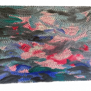 Lustig bewegt, Öl auf Leinwand 135 cm x 105 cm aus 1981