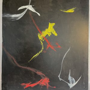 "Spuren," Öl auf Leinwand, 100 cm x 81 cm von 2012