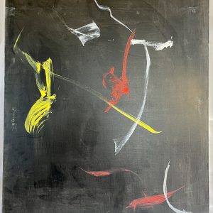 "Spuren," Öl auf Leinwand, 116 cm x 89 cm von 2012