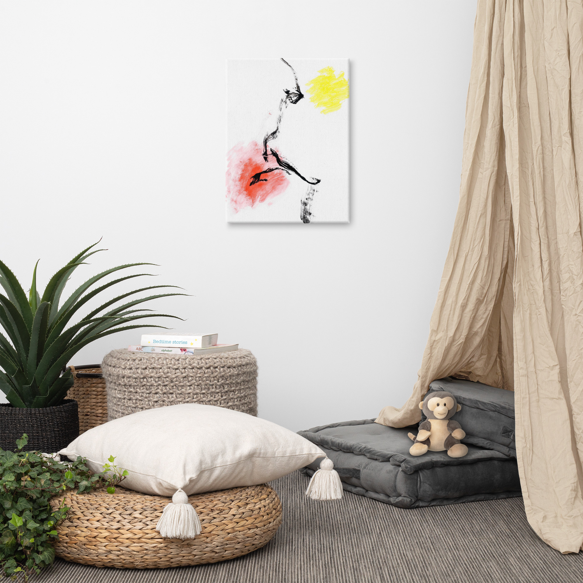 Canvas-Flower red – Bild 2