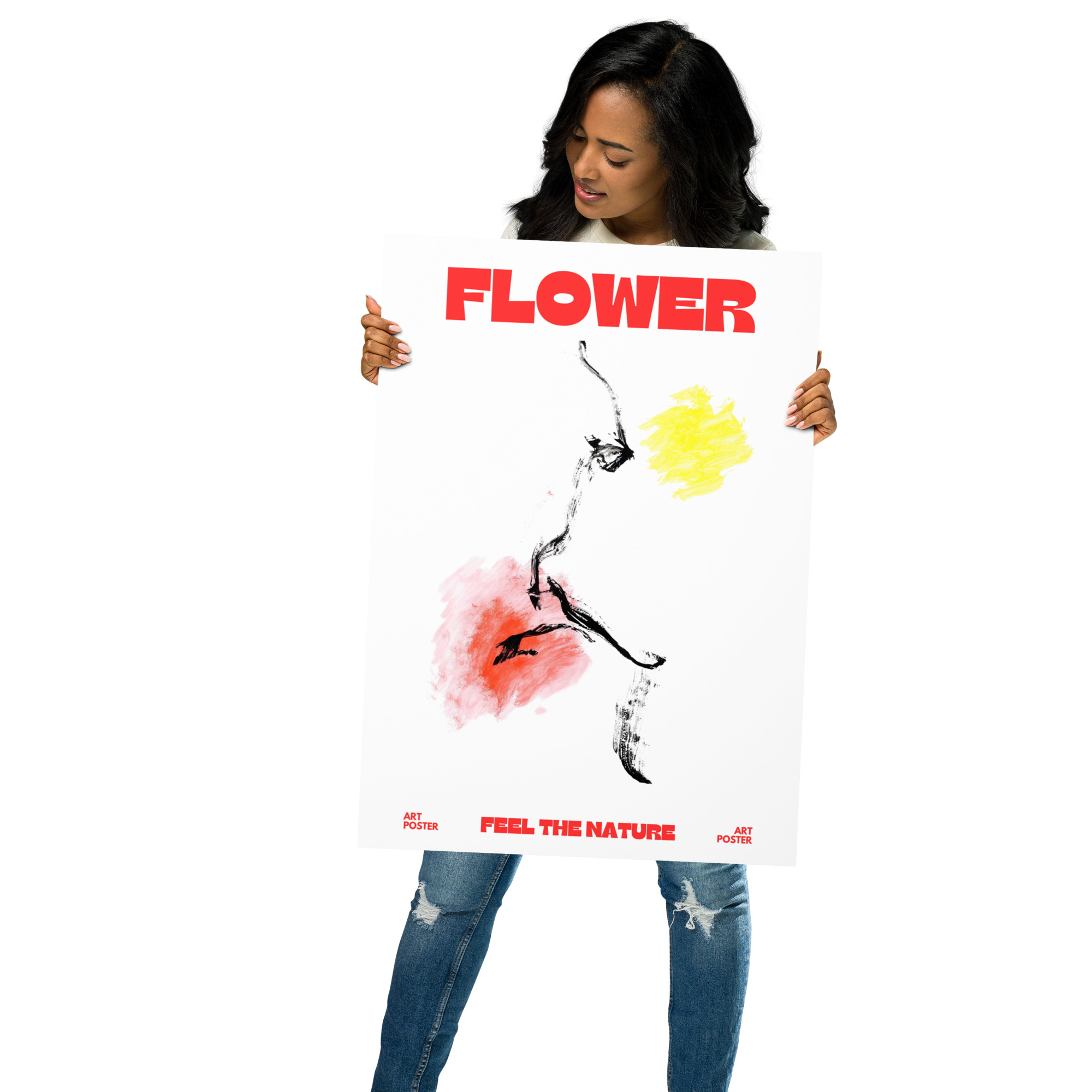 Poster - Flower red
