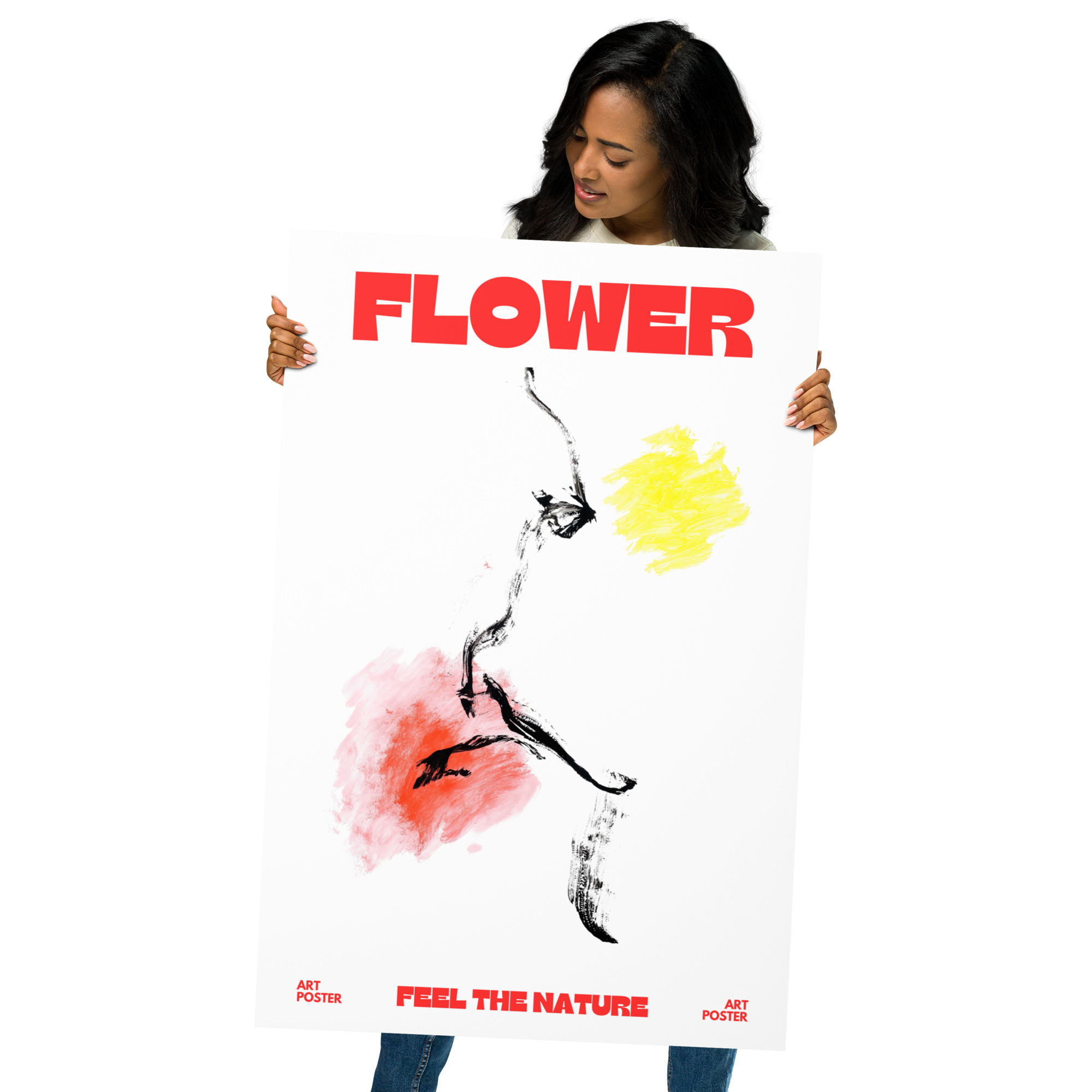 Poster - Flower red – Bild 4