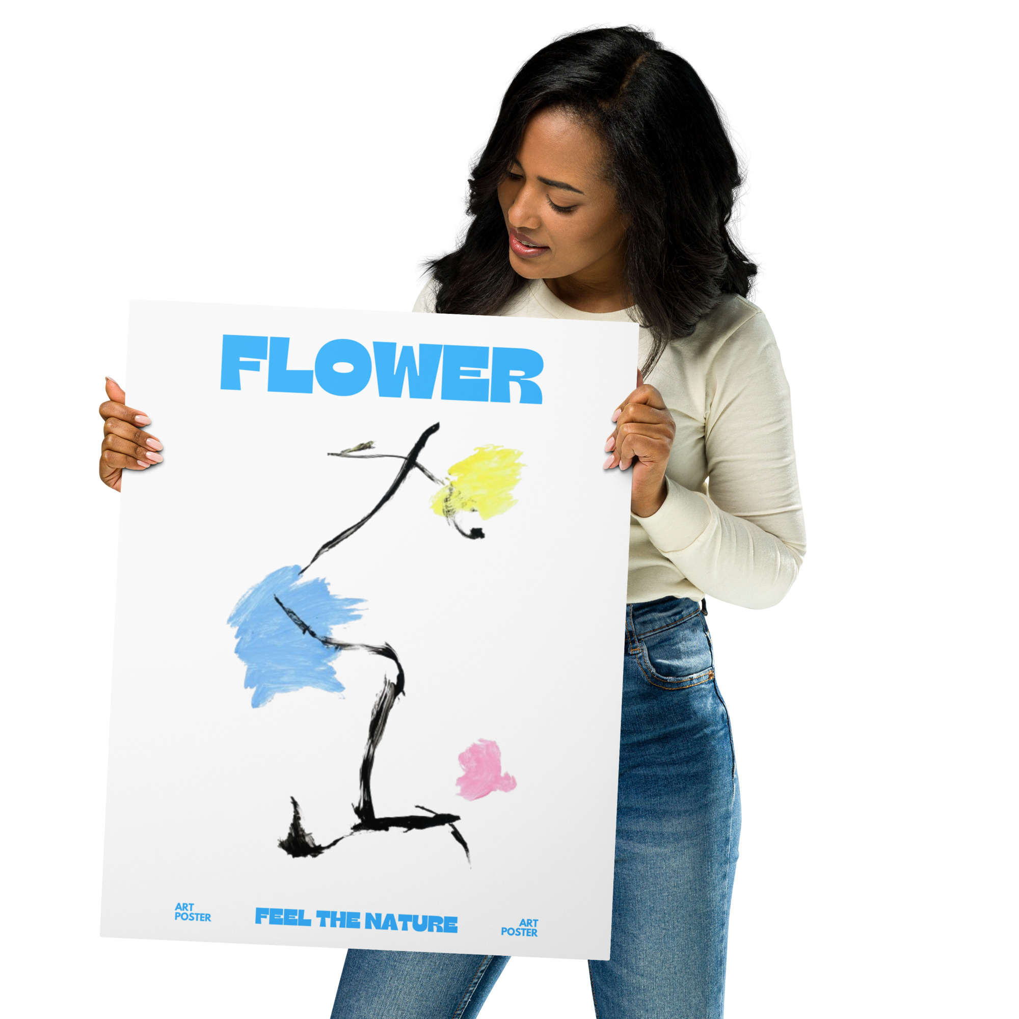Metal prints - Flower Blue