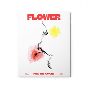 Metal prints - Flower red
