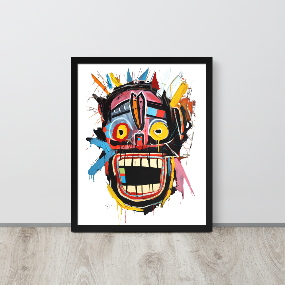 Framed photo paper poster - Basquiat Style No. 5 – Bild 2
