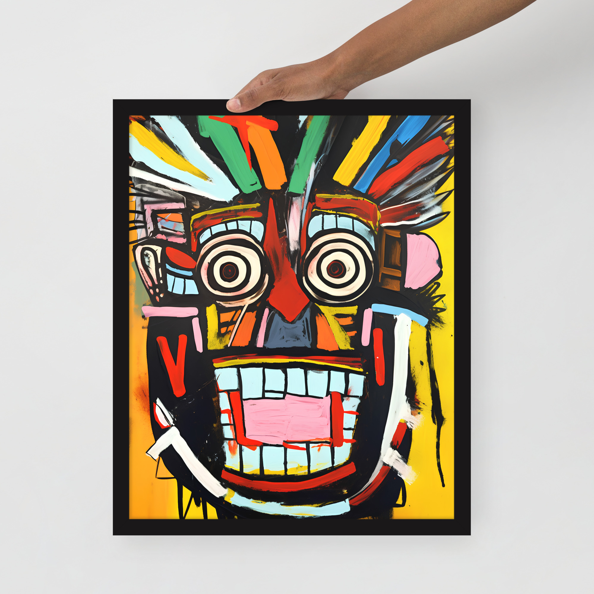 Framed photo paper poster - Basquiat Style No. 2 – Bild 2