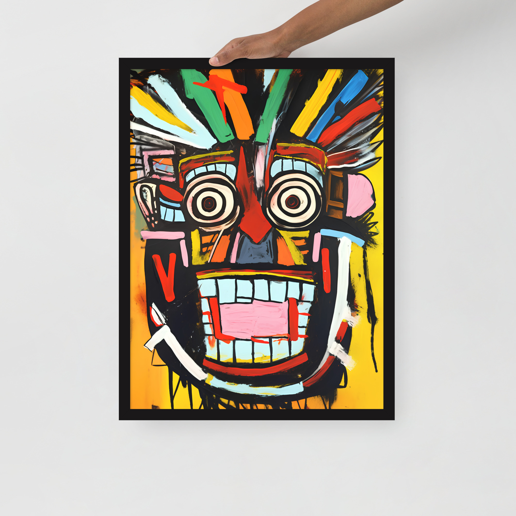 Framed photo paper poster - Basquiat Style No. 2 – Bild 3
