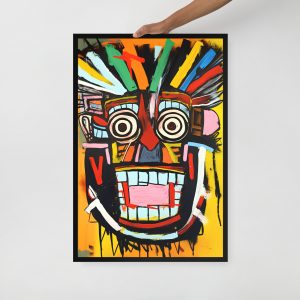 Framed photo paper poster - Basquiat Style No. 2