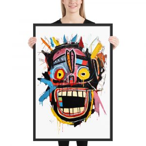Framed photo paper poster - Basquiat Style No. 5