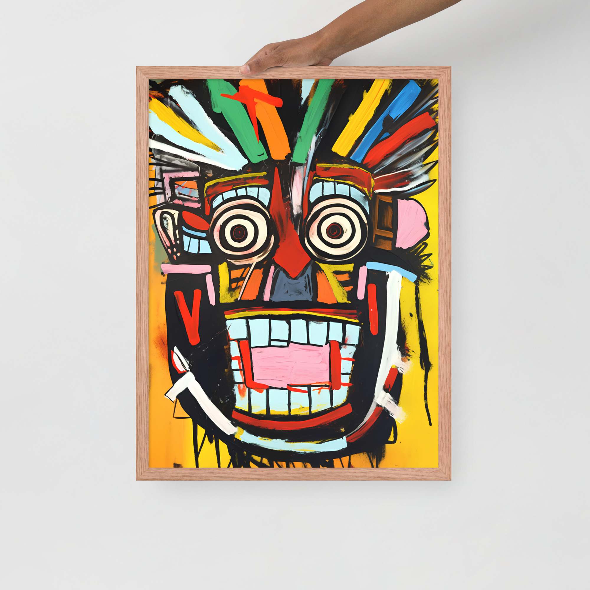 Framed photo paper poster - Basquiat Style No. 2 – Bild 5