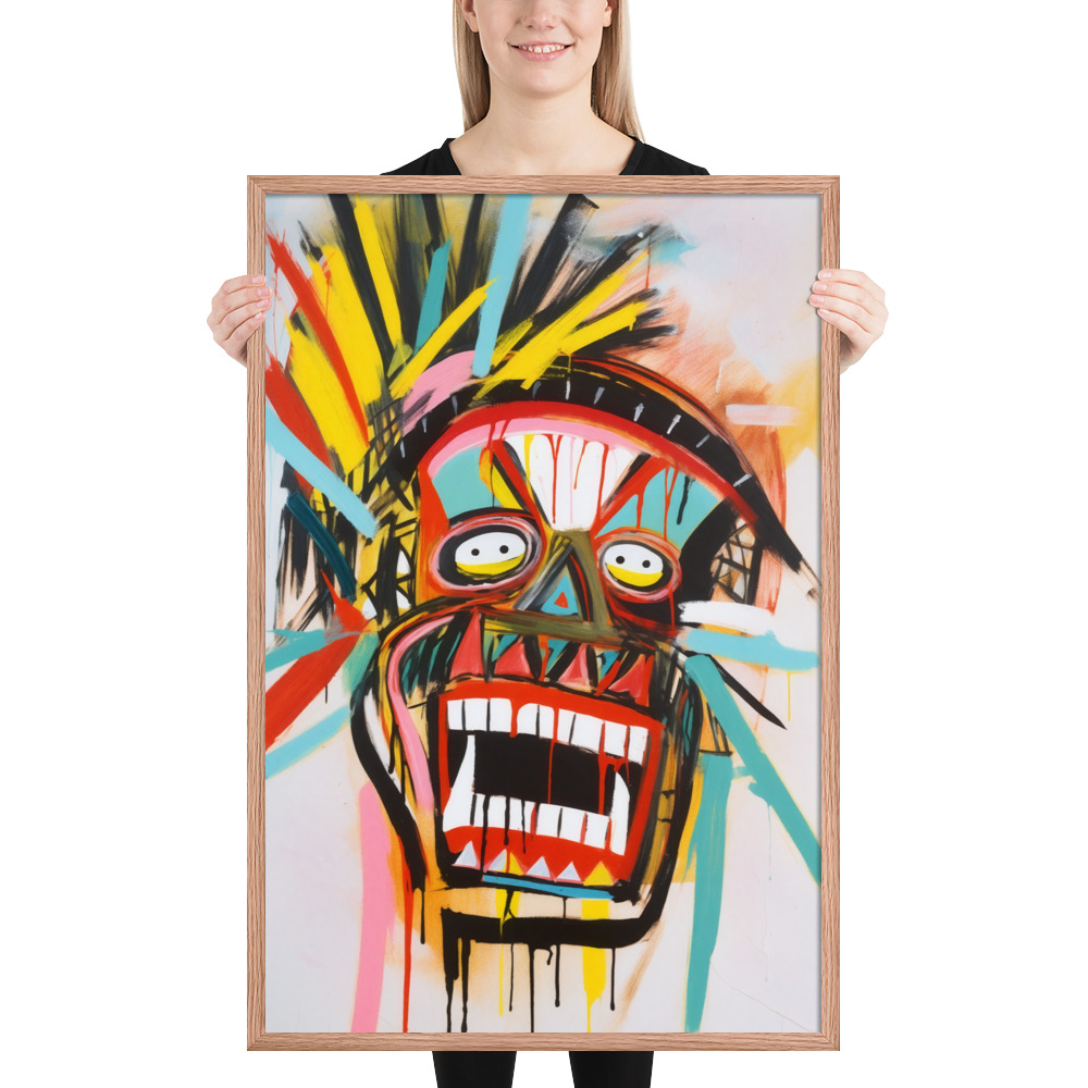 Framed photo paper poster - Basquiat Style – Bild 3