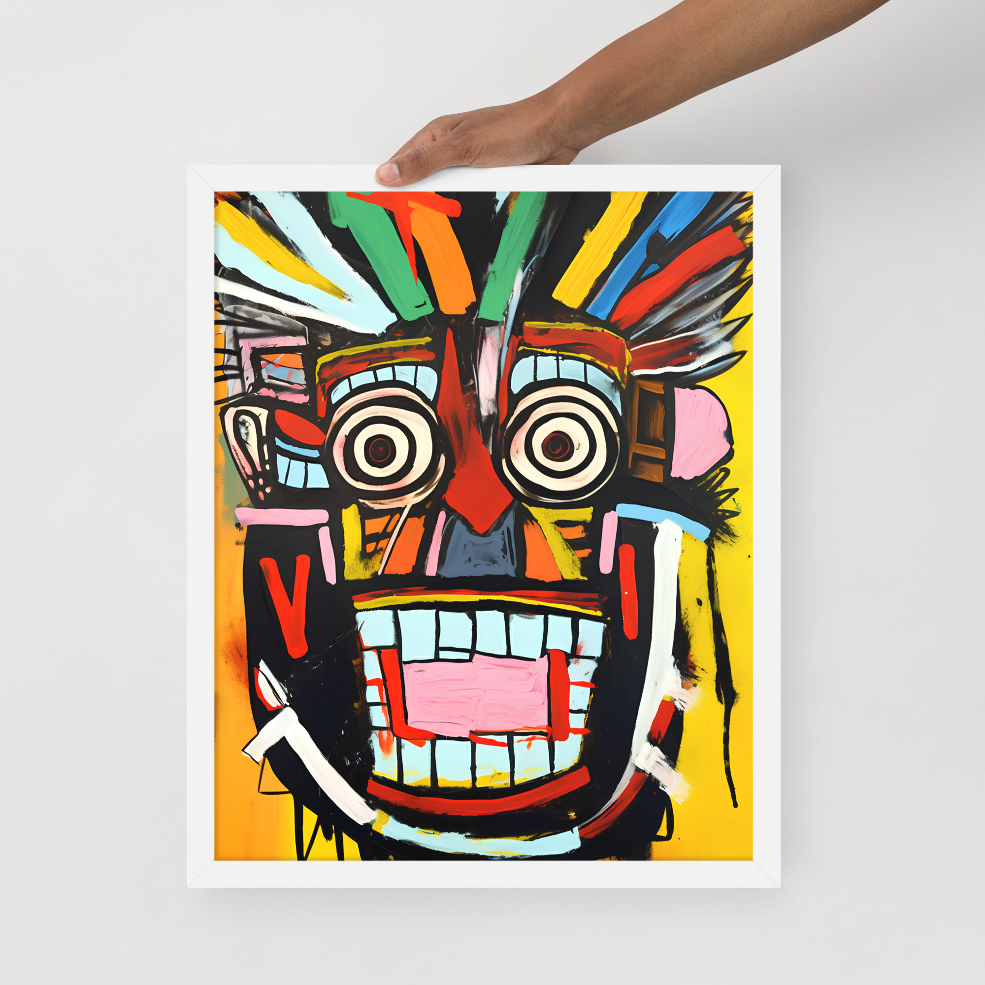 Framed photo paper poster - Basquiat Style No. 2 – Bild 7
