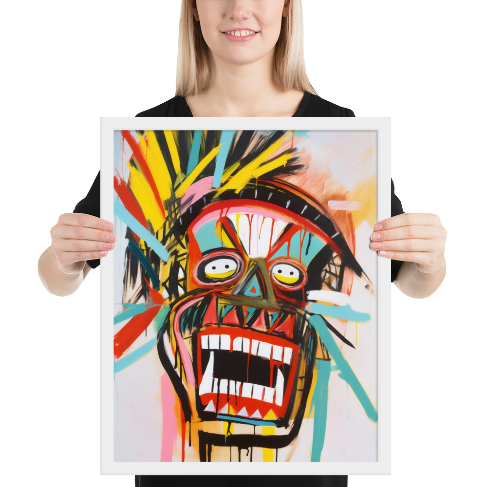Framed photo paper poster - Basquiat Style No. 4 – Bild 4