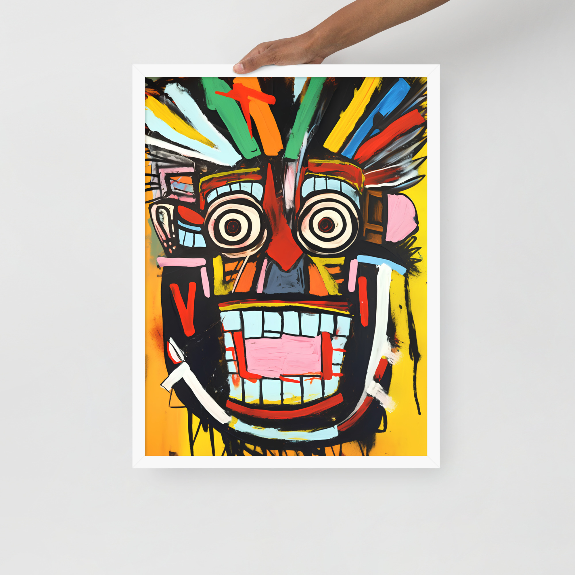 Framed photo paper poster - Basquiat Style No. 2 – Bild 8