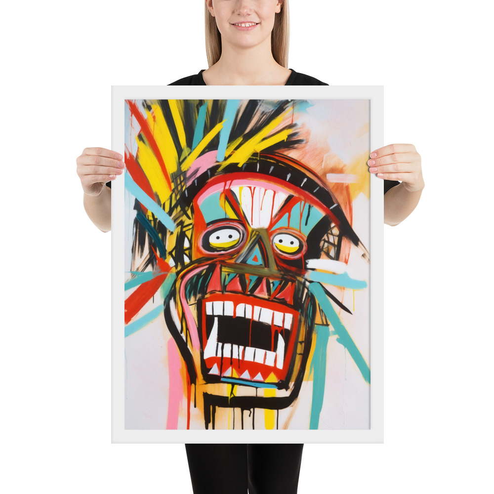 Framed photo paper poster - Basquiat Style – Bild 4