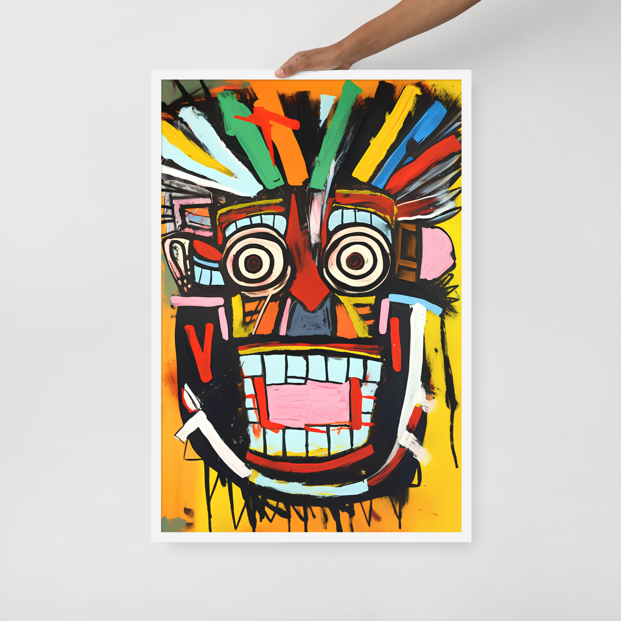 Framed photo paper poster - Basquiat Style No. 2 – Bild 9