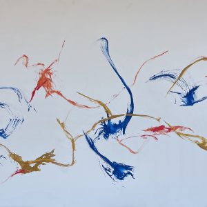 "Spuren 24.2," Öl auf Leinwand, von 2012, 195 cm x 130 cm