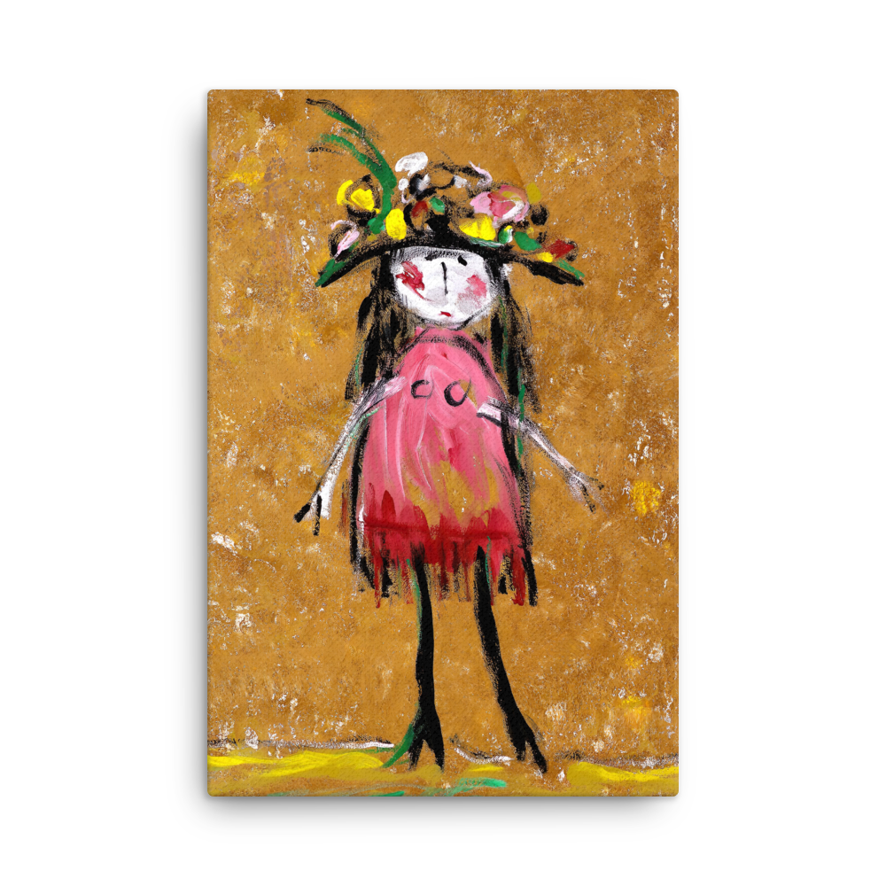 Thin canvas - Blumenmädchen / The Flower Girl – Bild 2