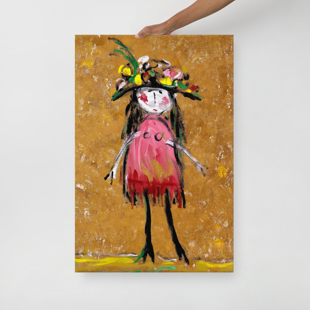 Thin canvas - Blumenmädchen / The Flower Girl – Bild 6
