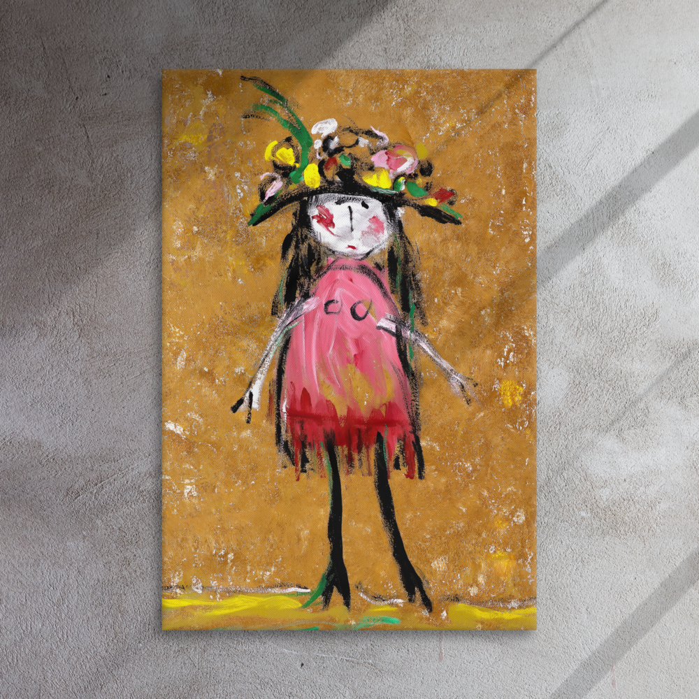 Thin canvas - Blumenmädchen / The Flower Girl – Bild 3