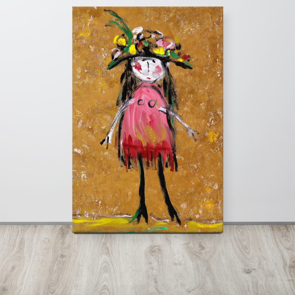 Thin canvas - Blumenmädchen / The Flower Girl – Bild 4