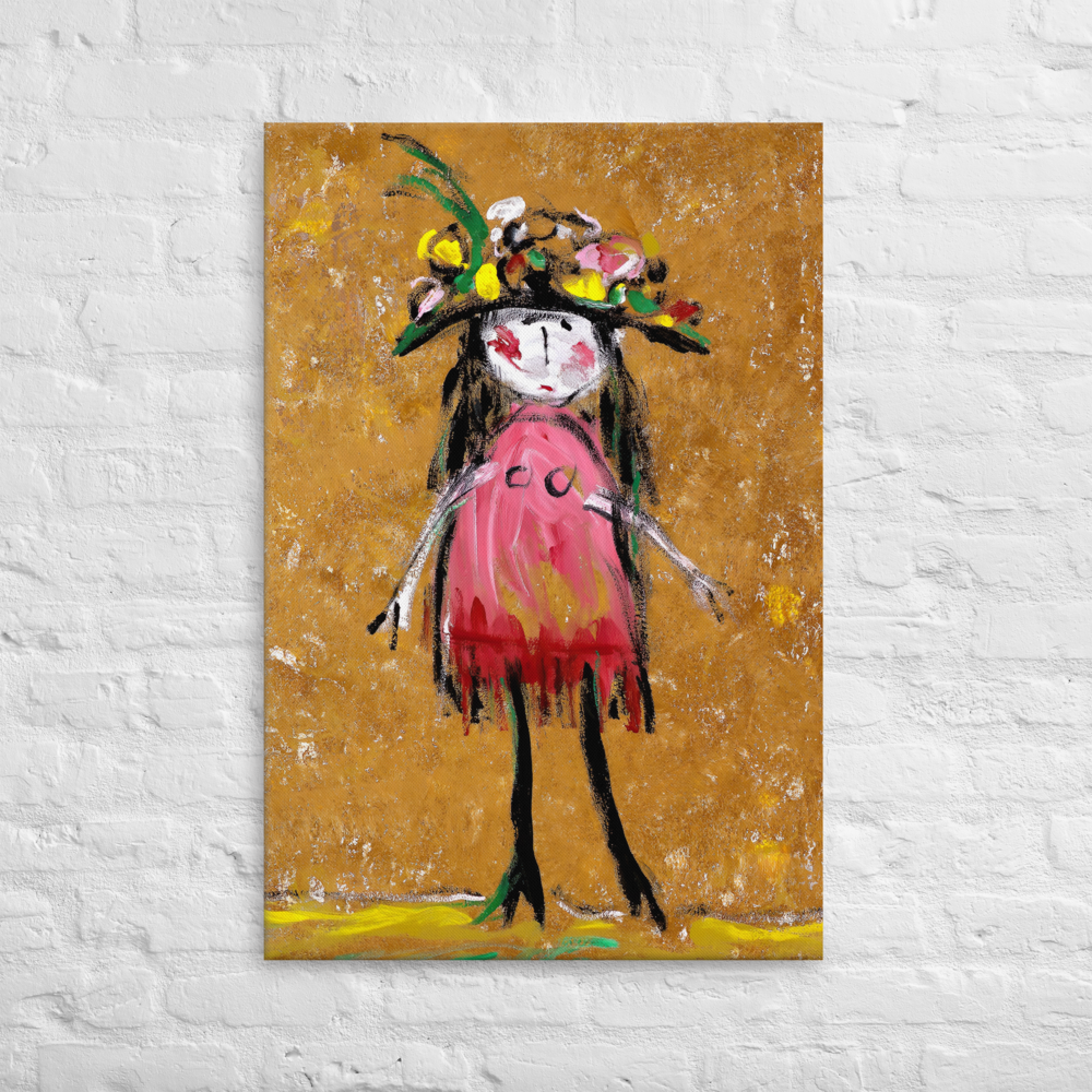 Thin canvas - Blumenmädchen / The Flower Girl – Bild 5